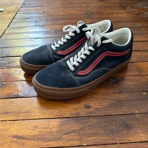 Vans Old Skool Navy/Red/Gum Size 10